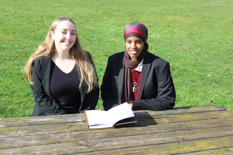Meet our new Head Girls Maddy and Muznah